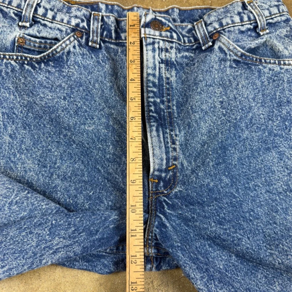 Vtg Levi's 505 80s Men's‎ Acid Wash Jeans USA Made Altered W33 L24